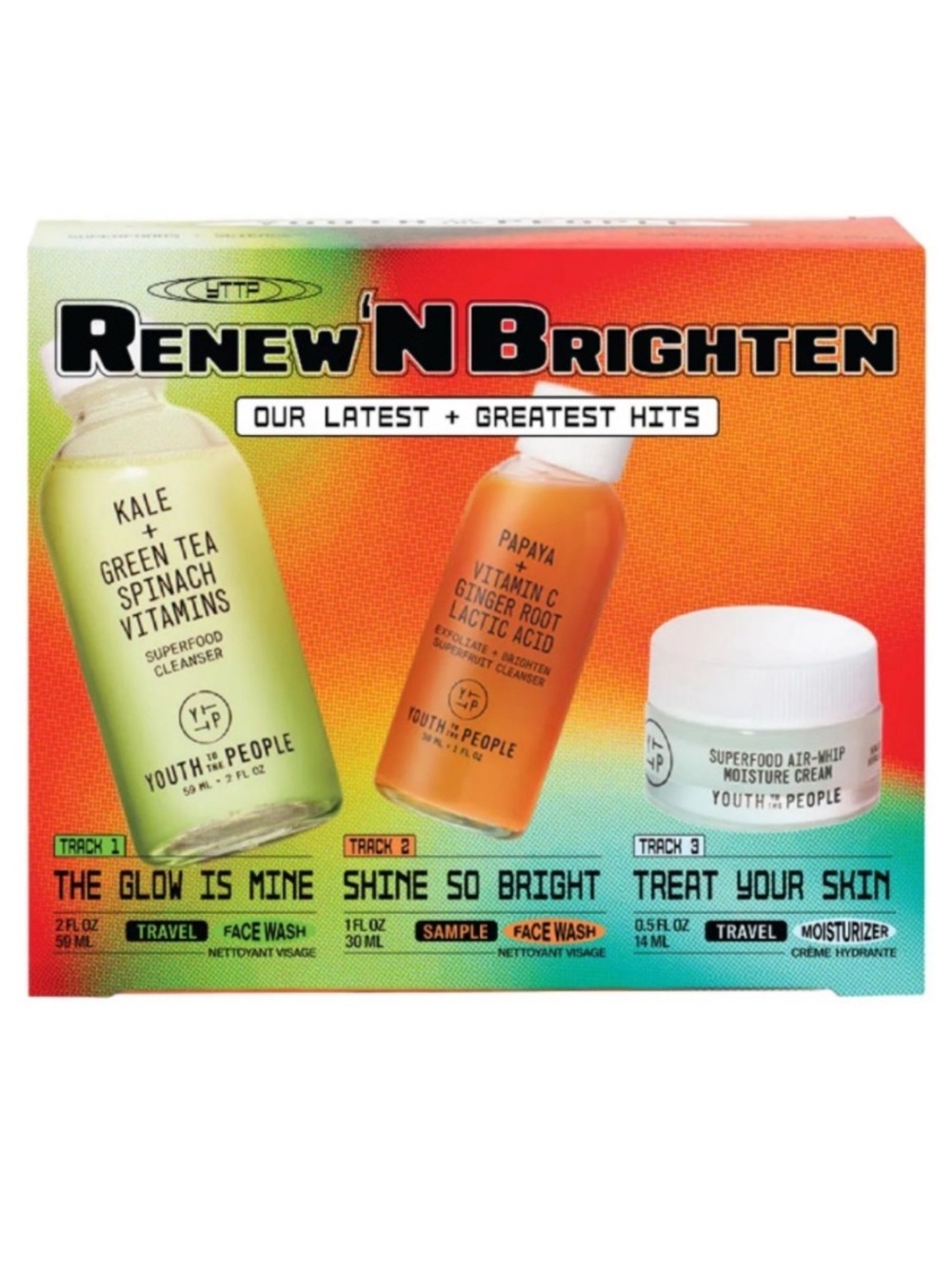 Youth to the People Renew N'
Brighten Mini Skincare Set